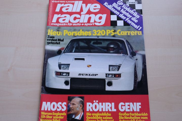 Deckblatt Rallye Racing (04/1980)